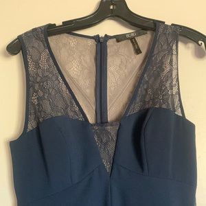 BCBG Navy Blue Dress (floor length) Size 4